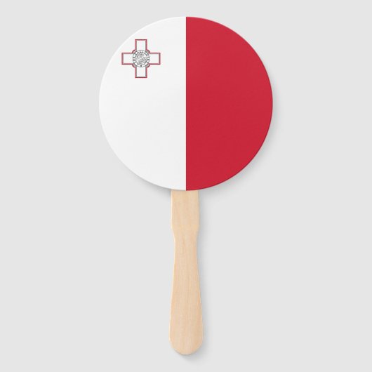 Maltaflagge Fächer (Vorderseite)