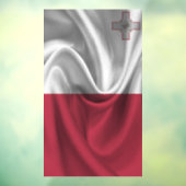 Maltaflagge Fensteraufkleber (Blatt 3)