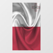 Maltaflagge Fensteraufkleber (Blatt)