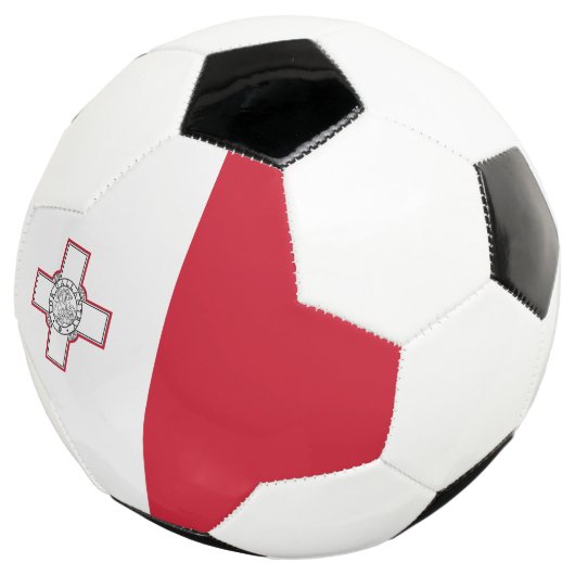 Maltaflagge Fußball (Dreiviertel)