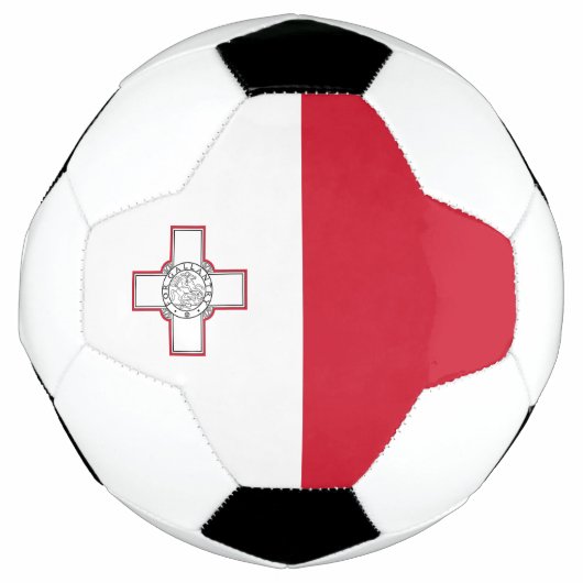 Maltaflagge Fußball (Vorderseite)