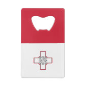 Maltaflagge Geldbeutel Flaschenöffner (Rückseite)