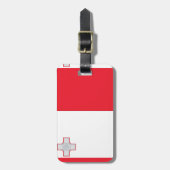 Maltaflagge Gepäckanhänger (Vorderseite vertikal)
