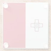 Maltaflagge Glasuntersetzer (Rückseite)