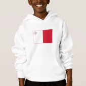 Maltaflagge Hoodie (Vorderseite)