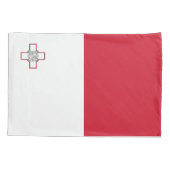 Maltaflagge Kissenbezug (Rückseite)