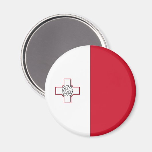 Maltaflagge Magnet (Vorderseite/Rückseite)