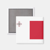 Maltaflagge Magnet (Vorderseite/Rückseite)