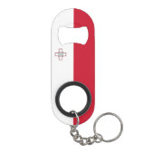 Maltaflagge Mini Flaschenöffner (Rückseite)