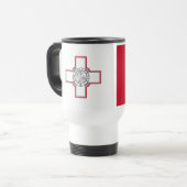 Maltaflagge Reisebecher (Vorderseite Links)