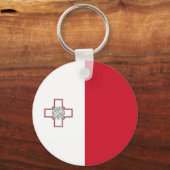 Maltaflagge Schlüsselanhänger (Rückseite)