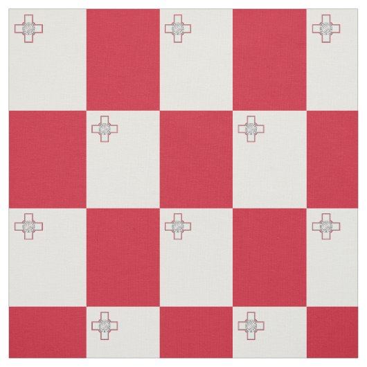 Maltaflagge Stoff (Muster)