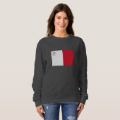 Maltaflagge Sweatshirt (Vorne ganz)