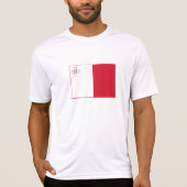 Maltaflagge T-Shirt (Vorderseite)