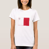 Maltaflagge T-Shirt (Vorderseite)