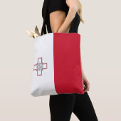 Maltaflagge Tasche (Von Nahem)