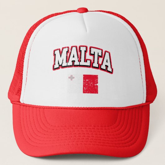 Maltaflagge Truckerkappe (Vorderseite)