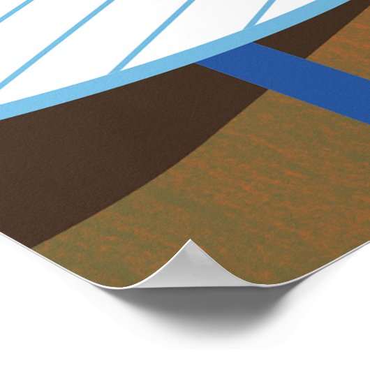 Maltas altes Reiseplakat Poster (Ecke)