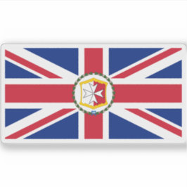 Maltas Flagge des Gouverneurs (1875-c.1898) Aufkleber
