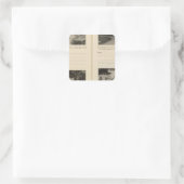Maltaville Dunning St Quadratischer Aufkleber (Tasche)