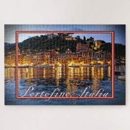 Malte Aussicht auf Portofino, Italien bei Nacht -  Puzzle