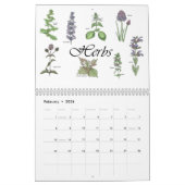 Malte Blume mit botanischen Zeichnungen Kalender (Feb 2026)