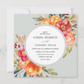 Malte Blume Moderne ELEGANT Rustikal Einladung (Vorderseite)