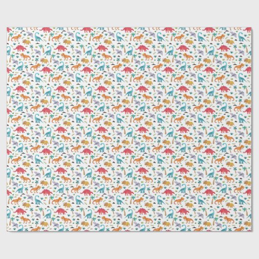 Malte Dinos Geschenkpapier (Flach)