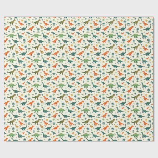 Malte Dinos Geschenkpapier (Flach)