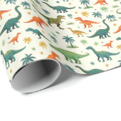 Malte Dinos Geschenkpapier (Rolleneckpunkt)