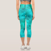 Malte Galaxy Serie Design 16 Gewebepapier Capri Leggings (Rückseite)