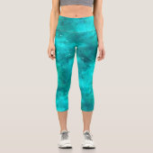 Malte Galaxy Serie Design 16 Gewebepapier Capri Leggings (Vorderseite)