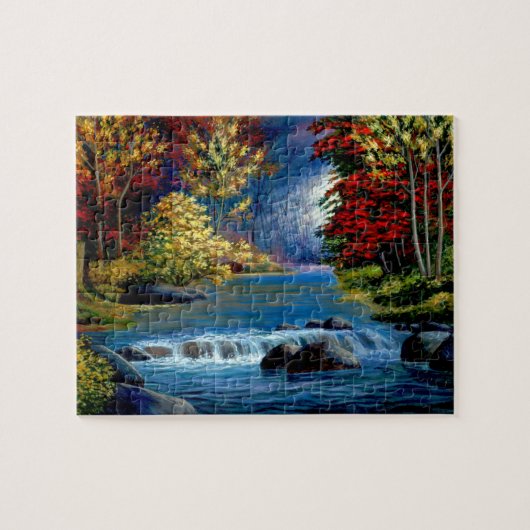 Malte geheimnisvolle Wälder und Fluss Jigsaw Puzzl Puzzle (Horizontal)