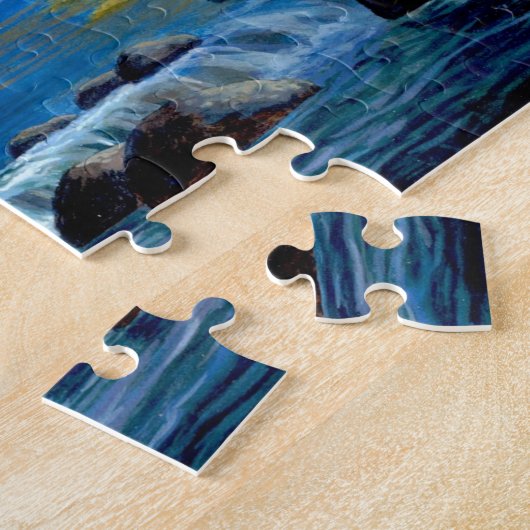 Malte geheimnisvolle Wälder und Fluss Jigsaw Puzzl Puzzle (Seite)