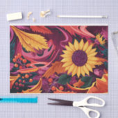 Malte Herbst Sonnenblume, Herbst Festival! Seidenpapier (Handwerk)