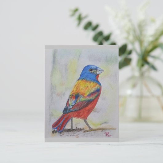 Malte Jagdkarte Postkarte (Stehend Vorderseite)