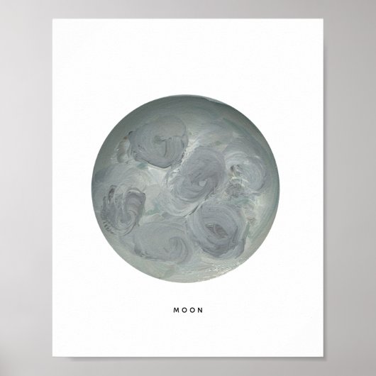 Malte Moon Art Print Poster (Vorne)