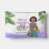 Malte Mutter & Kind Blumenbilder Zubehörtasche (Vorderseite)