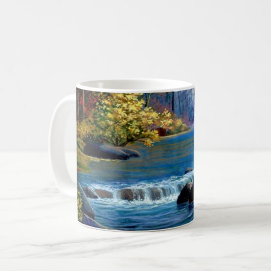 Malte mysteriöse Holz- und River-Coffee-Tasse Kaffeetasse (Vorderseite Links)