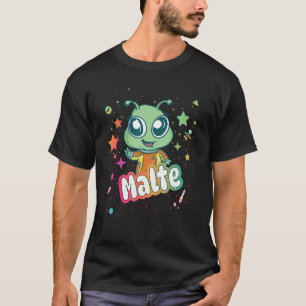 MALTE - Niedlicher Name des Jungen mit niedlicher  T-Shirt