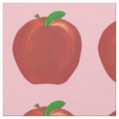 Malte rote Äpfel Grüne Blätter Maßgeschneiderte St Stoff (Nahaufnahme)