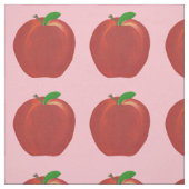 Malte rote Äpfel Grüne Blätter Maßgeschneiderte St Stoff (Muster)