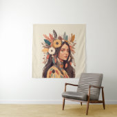 Malte schöne amerikanische Ureinwohner Wandteppich (Beispiel)