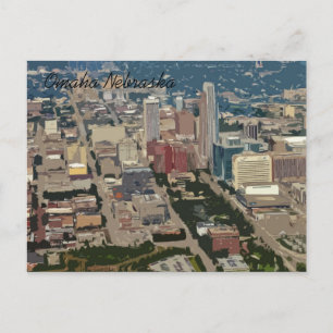 Malte Stadt (Omaha Nebraska) Postkarte