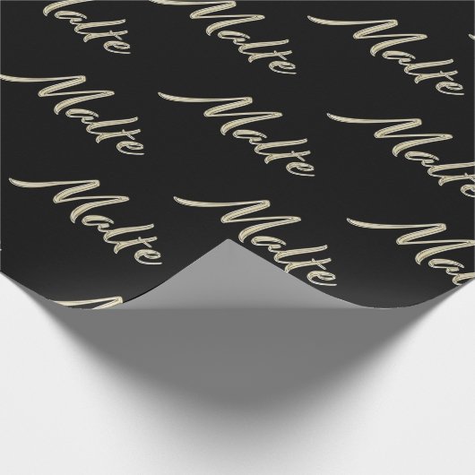 Malte Vorname Name edles Geschenkpapier Papier (Ecke)