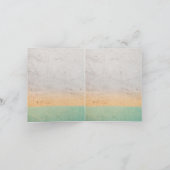 Malte Wand in Indien, grün, gelb und weiß Karte (Innenseite)