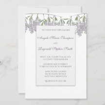Malte Wisteria Hochzeitseinladung