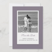 Malte Wisteria Save the Date Card (Vorderseite)