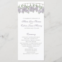 Malte Wisteria Wedding Program Programm