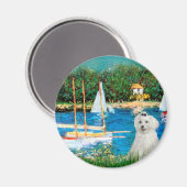 MALTESE 10 - Segelboote Magnet (Vorderseite/Rückseite)
